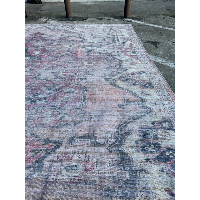 10ft 6in X 13ft Washable Nostaglia Area Rug For Sale In San Francisco - Image 6 of 13