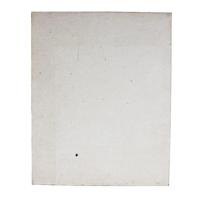 Paper Tall Portrait Painting of a Woman in a Hat at Sunset, Clair Seglem For Sale - Image 7 of 8