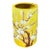 Antique Chinese Yellow Glazed Cylindrical Brushpot For Sale