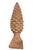 1980s Vintage Tuscan-Style Terracotta Pinecone Finial Statue For Sale - Image 5 of 12