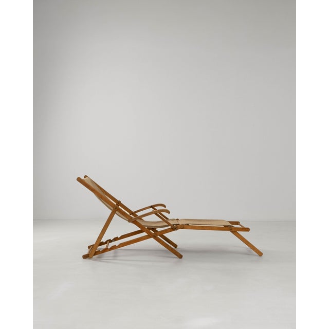 1960s French Folding Chaise Lounge Chair For Sale - Image 18 of 18