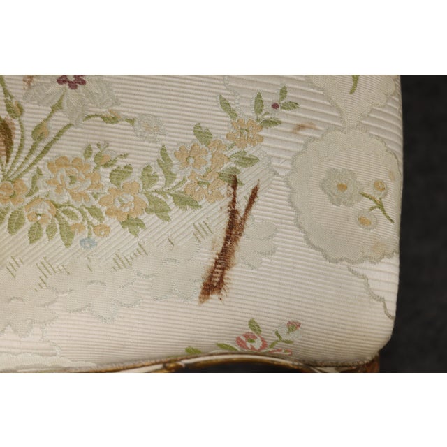 Set 4 Louis XV Style Paint Decorated French Dining Room Chairs For Sale - Image 15 of 18
