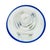 Annieglass Tropical Fish Art Glass Vase Blue Rim 5.5" Santa Cruz For Sale - Image 11 of 12