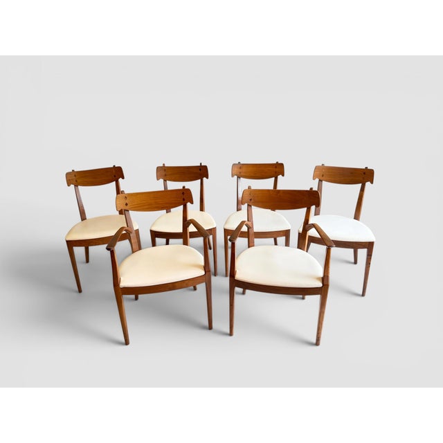 Mid-Century Kipp Stewart for Drexel Declaration Dining Chairs, Circa 1965 - Set of 6 For Sale - Image 11 of 14