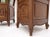 Mid 20th Century Pair of Carved Oak Rouge Marble Tops Nightstands End Tables For Sale - Image 5 of 13