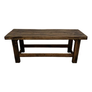 Former French Workbench in Oak, 1950s For Sale