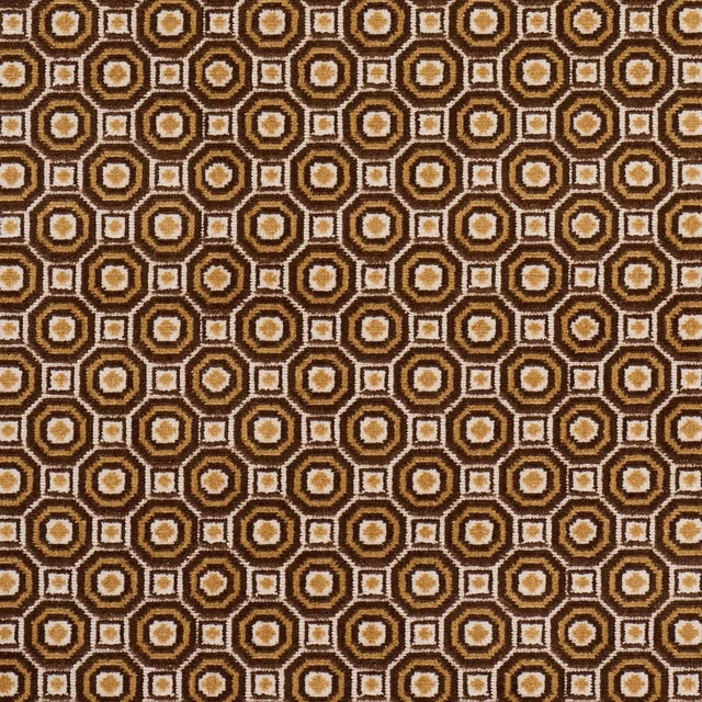 Contemporary Schumacher Trianon Cut Velvet Fabric In Bisque For Sale - Image 3 of 3