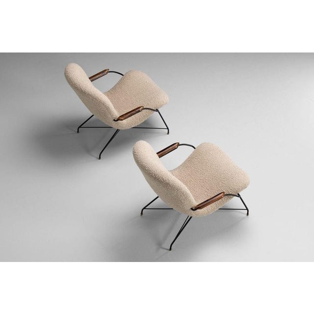 Low Lounge Chairs by Carlo Hauner for Forma Moveis, Brazil, 1955, Set of 2 For Sale - Image 17 of 18