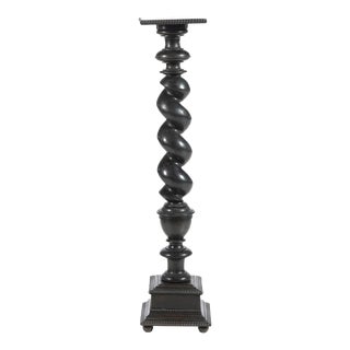 Vintage Portuguese Wooden Column, 19th Century For Sale