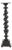 Vintage Portuguese Wooden Column, 19th Century For Sale