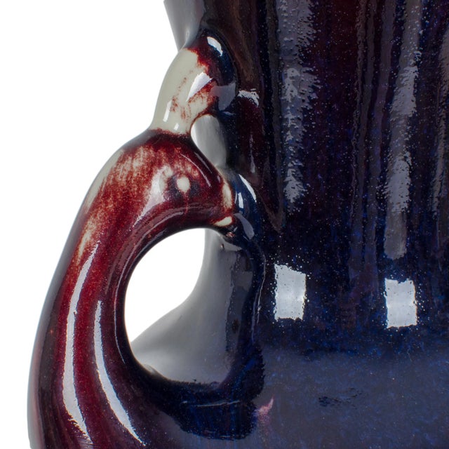 20th Century Asian Antique Sang De Boeuf Vase For Sale - Image 4 of 8