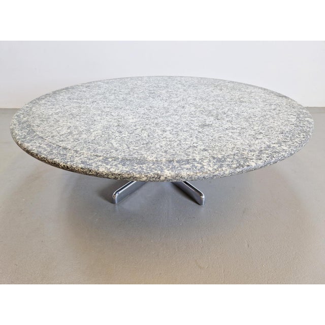 Round Granite Coffee Table by Ammannati & Vitelli for Bruno Brunati, Italy, 1970s For Sale - Image 12 of 15
