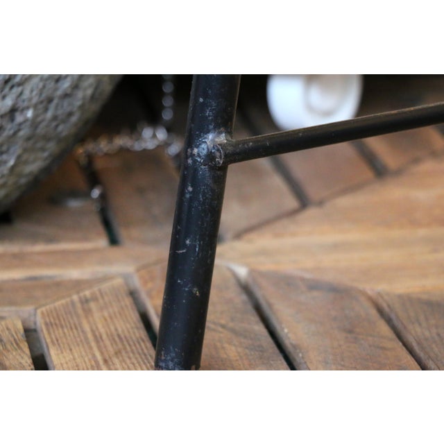 Set of Three Mid-Century Modern Oak & Steel Bar Stools, 1960s For Sale - Image 18 of 18