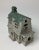 Antique Cast Iron House, Porch, Chimney Still Coin Bank Building Silver & Green. Great antique condition. Minor rust and...