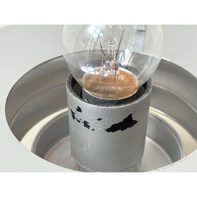 Space Age Table Lamps with Opal Glass Dome and Chrome Rings, 1970s For Sale - Image 15 of 18