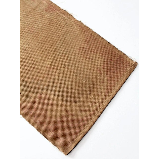 Textile Antique Woven Tapestry Wall Hanging For Sale - Image 7 of 9
