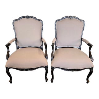 French Style Fauteuil Chairs For Sale