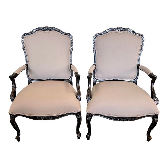 French Style Fauteuil Chairs For Sale