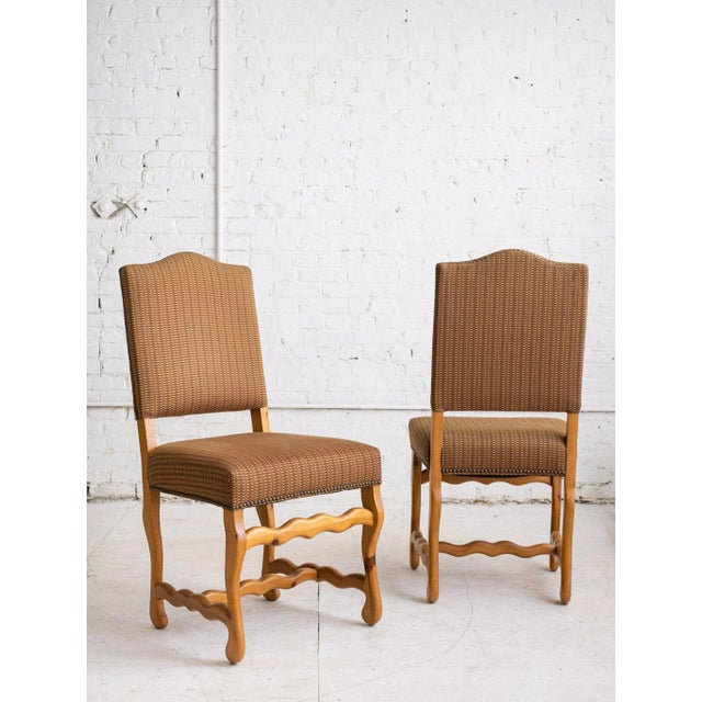 Post Modern Squiggle Form Knotty Pine Dining Chairs Set of 4 Chairish