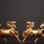 This is a striking pair of vintage Qilin (also known as "Kirin" or Chinese unicorn) statues, crafted from bronze with...