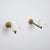 Italian Brass, Green Metal and Opaline Glass Wall Sconces, 1950s, Set of 2 For Sale - Image 9 of 14