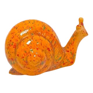 Vintage Mid-Century Modern Ceramic Snail For Sale