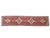 Brick Red Long Rectangular Red Geometric Medallion Graphic Wool Rug Carpet Runner For Sale - Image 8 of 13