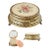 Midcentury Petit Point Vanity Powder Box With Mirror For Sale