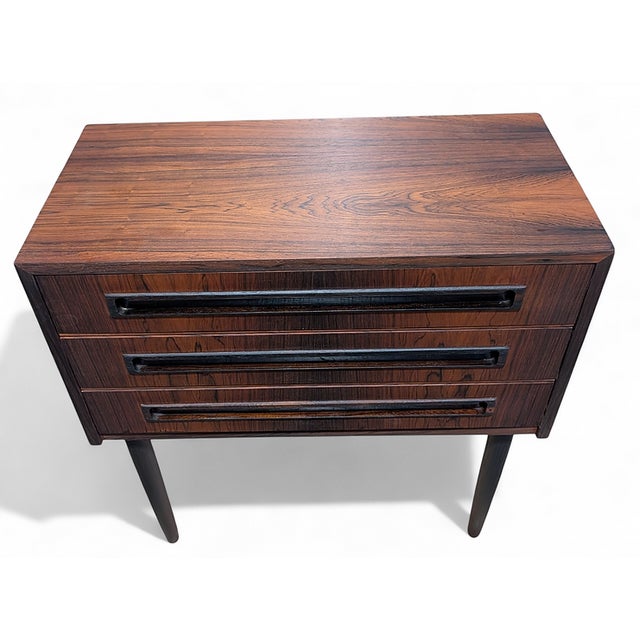 Mid-Century Modern 1950s Rosewood Nightstand For Sale - Image 3 of 5