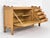 Guillerme et Chambron Oak Sideboard with Bronze and Leather Finishes by Guillerme et Chambron for Votre Maison, 1950s For Sale - Image 4 of 8