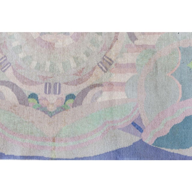 Mid 20th Century Doris Leslie Blau Vintage French Art Deco Rug For Sale - Image 5 of 7