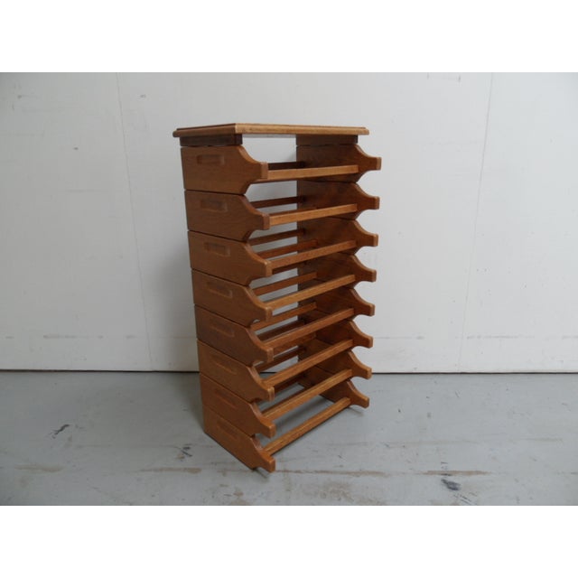 Brutalist Stackable Wine Rack, 1960s For Sale - Image 10 of 10