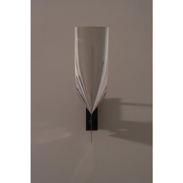 Mid-Century Modern Wall Sconces in the style of Michel Boyer, 1970s, Set of 2 For Sale - Image 3 of 12