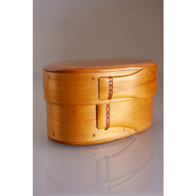 Wood Vintage Swedish Bent Wooden Tine Box, 1920s For Sale - Image 7 of 12