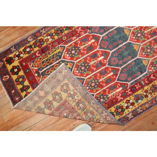 19th Century Antique Turkish Melas Runner - 3' x 12'6" For Sale - Image 9 of 9