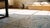 Sky Blue 1920s White Geoemtric Antique Indian Agra Cotton Rug 4' X 6'8" Handknotted Wool Carpet For Sale - Image 8 of 8