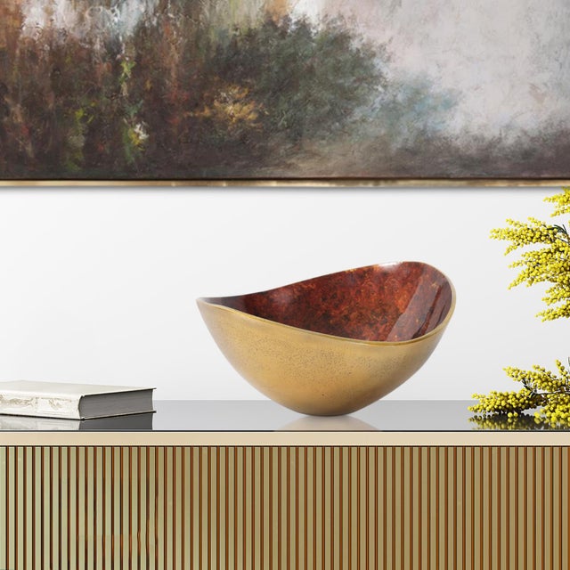 Sharma Crimson Gold Bowl For Sale - Image 11 of 11