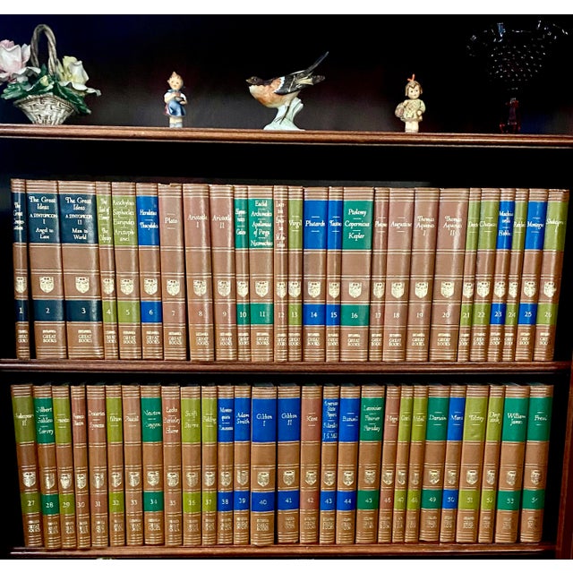 Paper Vintage Great Books of the Western World Complete First Edition 54-Volume Set by Encyclopedia Britannica For Sale - Image 7 of 15