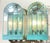 Rustic Pair of Vintage Solid Brass Wall Lanterns / Sconces With Rich Verdigris Patina For Sale - Image 3 of 13