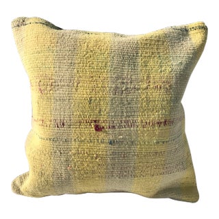 Yellow Kilim Pillow Cover For Sale