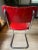 Metal 1930s Kem Webber Lloyd Red Vinyl Art Deco Lounge Chair For Sale - Image 7 of 12
