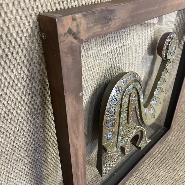 1970s 1970s Giovanni Schoeman Rooster Wall Sculpture For Sale - Image 5 of 9