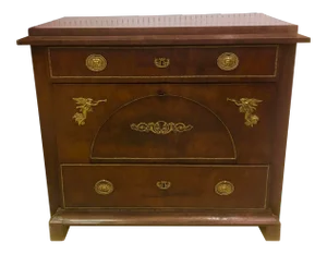 19th Century 3-Drawer French Empire Commode