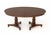 Regency Style Twin Pedestal Extending Dining Table, with three extension leaves. 29.75" H x 68" W x 46" D; fully extended:...