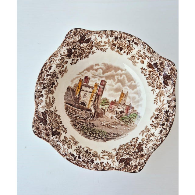 Vintage English Ironstone Dessert Set by Johnson Bros, 1970s, Set of 9 For Sale - Image 12 of 15