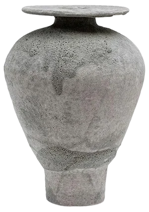 Glaze Isolated N.7 Stoneware Vase by Raquel Vidal and Pedro Paz