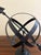 Late 20th Century Bronze Iron Armillary Globe Sculpture – Traditional Landscape & Garden Decor For Sale In South Bend - Image 6 of 10