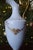 Elegant early 20th century porcelain ewer-form vase by AK Kaiser. The slender classical body is finished in a luminous...