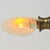 Metal Vintage Natural Shell Brass and Marble Nightlight Table Lamp For Sale - Image 7 of 15