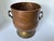 Antique French Art Nouveau copper and brass decorative pot featuring intricate repousse (embossed) nymphs or dancing women...
